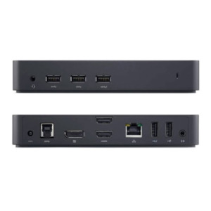 Dell 452-BBOO laptop dock & poortreplicator Bedraad USB 3.2 Gen 1 (3.1 Gen 1) Type-A Zwart