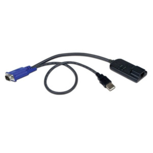 Dell A7485901 toetsenbord-video-muis (kvm) kabel Zwart