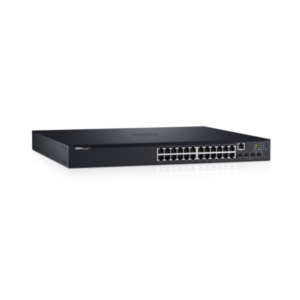 Dell N1524P Managed L3 Gigabit Ethernet (10/100/1000) Power over Ethernet (PoE) 1U Zwart
