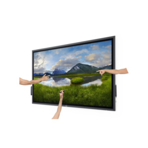 Dell P6524QT Interactief flatscreen 163,9 cm (64.5") LCD 350 cd/m² 4K Ultra HD Zwart Touchscreen