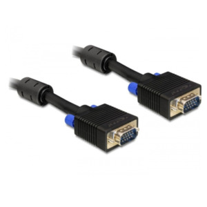 DeLOCK 10m VGA Cable VGA kabel VGA (D-Sub) Zwart