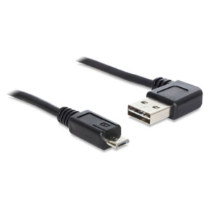 DeLOCK 2m USB 2.0 A - micro-B m/m USB-kabel USB A Micro-USB B Zwart