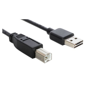 DeLOCK 3m USB 2.0 A - B m/m USB-kabel USB A USB B Zwart