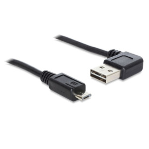 DeLOCK 3m USB 2.0 A - micro-B m/m USB-kabel USB A Micro-USB B Zwart