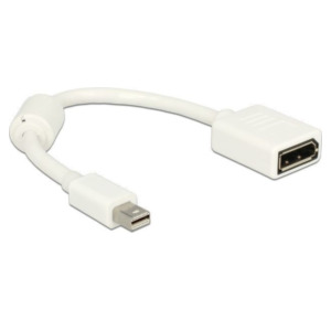 DeLOCK 65427 DisplayPort kabel 0,21 m Mini DisplayPort Wit