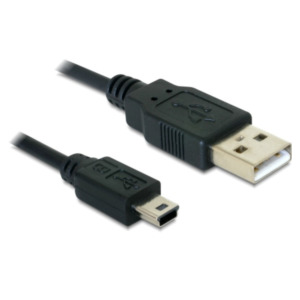 DeLOCK 82311 USB-kabel USB 2.0 3 m USB A Mini-USB B Zwart