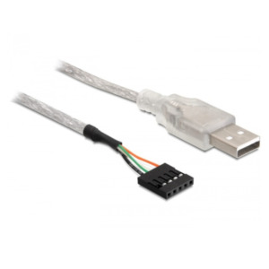 DeLOCK Cable USB 2.0-A male to pin header USB-kabel Zilver