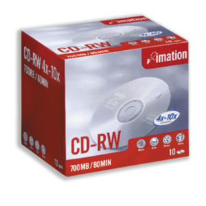 DeLOCK Imation CD-RW 4x-10x 700MB (10) 10 stuk(s)