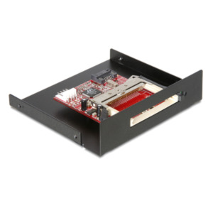 DeLOCK SATA Card Reader geheugenkaartlezer Zwart