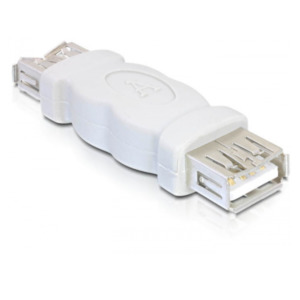 DeLOCK USB A Adapter USB 2.0 A FM Grijs