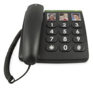 Doro 331ph DECT-telefoon Zwart