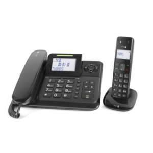 Doro Comfort 4005 Analoge-/DECT-telefoon Zwart Nummerherkenning