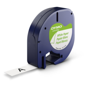 Dymo 12mm Paper tape labelprinter-tape