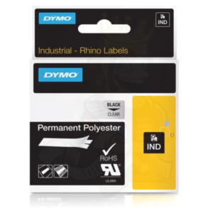 Dymo 622290 labelprinter-tape Zwart op zilver