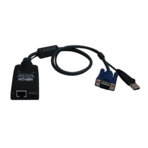 Eaton Tripp Lite B055-001-USB toetsenbord-video-muis (kvm) kabel Zwart