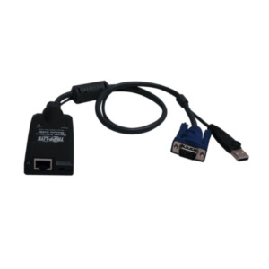 Eaton Tripp Lite B055-001-USB-V2 toetsenbord-video-muis (kvm) kabel Zwart