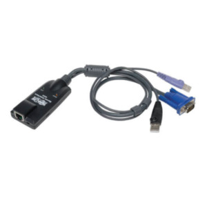 Eaton Tripp Lite B055-001-UV2CAC toetsenbord-video-muis (kvm) kabel Zwart