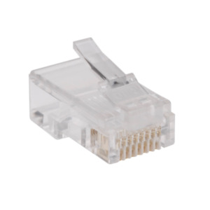 Eaton Tripp Lite N030-100-FL kabel-connector RJ-45 Transparant