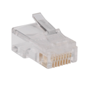 Eaton Tripp Lite N030-100 kabel-connector RJ45 Transparant