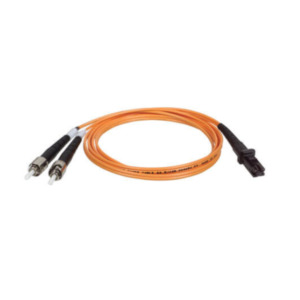 Eaton Tripp Lite N308-003 InfiniBand en Glasvezelkabel 1 m MT-RJ 2x ST OFNR Zwart, Oranje