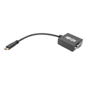 Eaton Tripp Lite P131-06N-MINI video kabel adapter 0,1524 m Mini HDMI VGA (D-Sub) Zwart