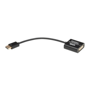 Eaton Tripp Lite P134-06N-DVI-V2 video kabel adapter 0,15 m DisplayPort DVI-I Zwart