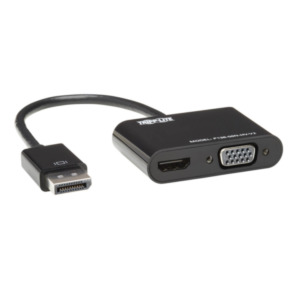 Eaton Tripp Lite P136-06N-HV-V2 video kabel adapter 0,15 m DisplayPort HDMI/VGA Zwart