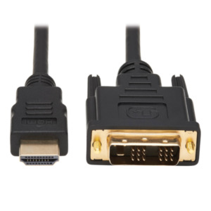 Eaton Tripp Lite P566-012 video kabel adapter 3,7 m HDMI DVI-D Zwart