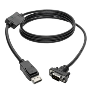 Eaton Tripp Lite P581-003-VGA-V2 video kabel adapter 0,91 m DisplayPort Zwart