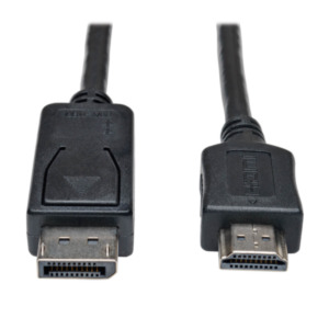 Eaton Tripp Lite P582-010 video kabel adapter 3,05 m DisplayPort HDMI Zwart