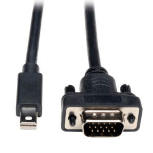 Eaton Tripp Lite P586-010-VGA-V2 video kabel adapter 3,05 m Mini DisplayPort Zwart