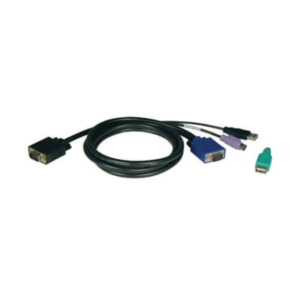 Eaton Tripp Lite P780-006 toetsenbord-video-muis (kvm) kabel Zwart 1,83 m