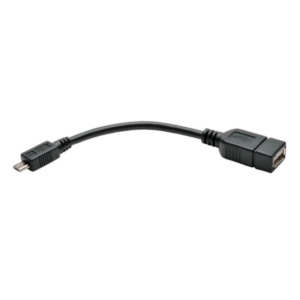 Eaton Tripp Lite U052-06N USB-kabel 0,15 m Micro-USB B USB A Zwart