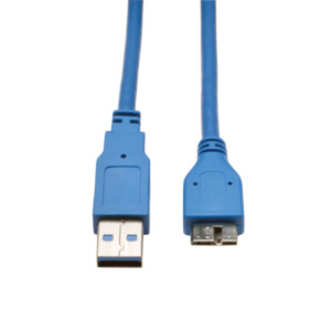 Eaton Tripp Lite U326-003 USB-kabel USB 3.2 Gen 1 (3.1 Gen 1) 0,91 m USB A Micro-USB B Blauw