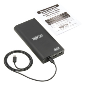 Eaton Tripp Lite UPB-20K0-2U1C powerbank Lithium-Ion (Li-Ion) 20100 mAh Zwart