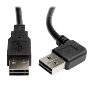 Eaton Tripp Lite UR020-003-RA USB-kabel USB 2.0 0,91 m USB A Zwart