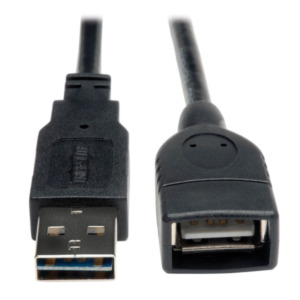 Eaton Tripp Lite UR024-006 USB-kabel USB 2.0 1,83 m USB A Zwart