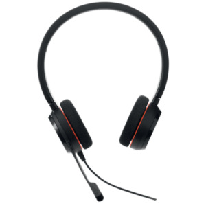 EliteSCREENS Jabra Evolve 20 MS Stereo Headset Bedraad Hoofdband Kantoor/callcenter USB Type-A Zwart