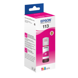 Epson 113 EcoTank Pigment Magenta ink bottle