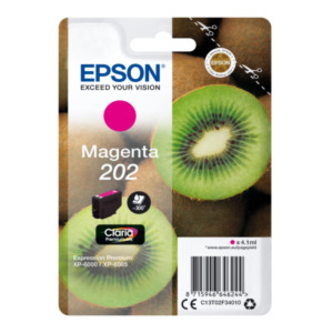 Epson Kiwi Singlepack Magenta 202 Claria Premium Ink