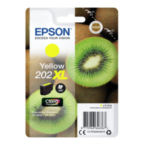 Epson Kiwi Singlepack Yellow 202XL Claria Premium Ink