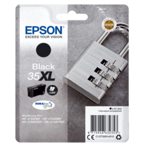 Epson Padlock Singlepack Black 35XL DURABrite Ultra Ink