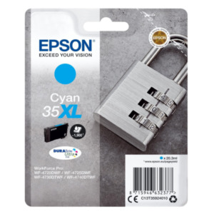 Epson Padlock Singlepack Cyan 35XL DURABrite Ultra Ink