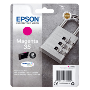 Epson Padlock Singlepack Magenta 35 DURABrite Ultra Ink