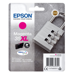 Epson Padlock Singlepack Magenta 35XL DURABrite Ultra Ink