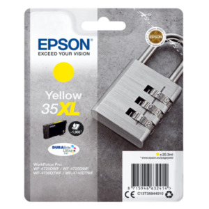 Epson Padlock Singlepack Yellow 35XL DURABrite Ultra Ink