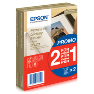 Epson Premium Glossy Photo Paper - 10x15cm - 2x 40 Vellen