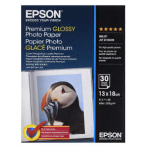 Epson Premium Glossy Photo Paper - 13x18cm - 30 Vellen