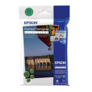 Epson Premium Semi-Gloss Photo Paper - 10x15cm - 50 Vellen