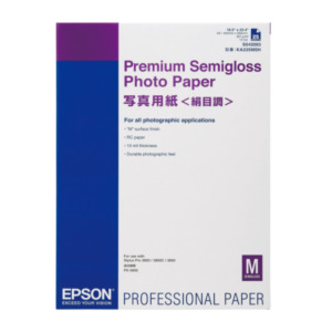Epson Premium Semigloss Photo Paper, DIN A2, 250g/m², 25 Vel